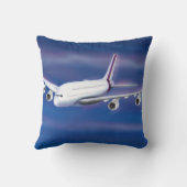 ダブルデッカー型商業飛行機 クッション (裏面)