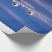 ダブルデッカー型商業飛行機 ラッピングペーパー (角)