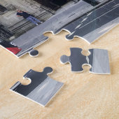 ダブルデッカー赤バス | West End London Kensington ジグソーパズル (側面)