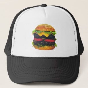 ダブルデラックスハンバーガーとチーズ キャップ