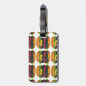 ダブルデラックスハンバーガーとチーズ ラゲッジタグ (裏面縦)