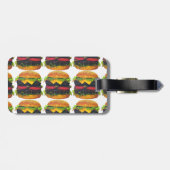 ダブルデラックスハンバーガーとチーズ ラゲッジタグ (裏面横)
