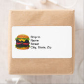 ダブルデラックスハンバーガーとチーズ ラベル (インサイチュ)