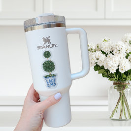 ダブルトピアリーツリーChinoiserieビニールシール シール