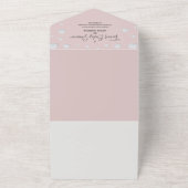 ダブルトラブルウェアツインズガールズブックスショー オールインワン招待状 (外側)