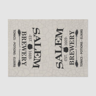 ダブルトラブルサレム – ひび割れた背景 薄葉紙