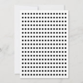 ダブルトラブルツインベビーシャワー招待状 招待状 (裏面)