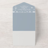 ダブルトラブルツインボーイズ&予測ベビーシャワー オールインワン招待状 (外側)