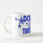 ダブルトラブルブルーイエロースターズPart 1 コーヒーマグカップ (左)