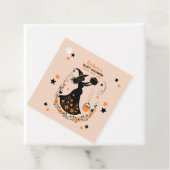 ダブルトラブル醸造 – ツインハロウィーンの赤ちゃんシャワー フェイバータグ (インサイチュ)