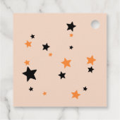 ダブルトラブル醸造 – ツインハロウィーンの赤ちゃんシャワー フェイバータグ (裏面)