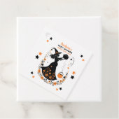 ダブルトラブル醸造 – ツインハロウィーンの赤ちゃんシャワー フェイバータグ (インサイチュ)