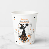 ダブルトラブル醸造 – ツインハロウィーンの赤ちゃんシャワー 紙コップ (裏面)