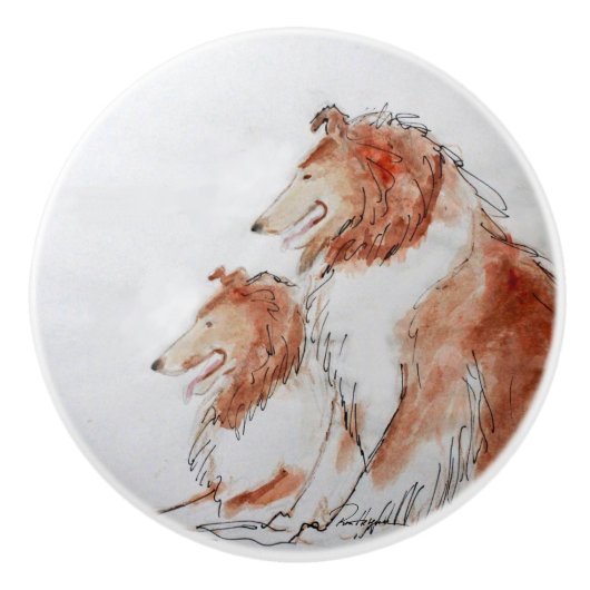 ダブルトラブル セラミックノブ (正面)