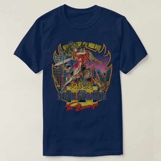 ダブルドラゴンII復讐1988 Tシャツ (デザイン正面)