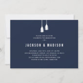 ダブルネイビージョイント卒業タッセルパーティー 招待状 (裏面)