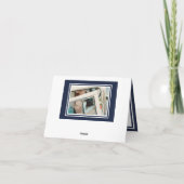 ダブルネイビートリム – サンキューカード (裏面)