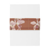 ダブルハピネスオーキッド招待状用帯 招待状ベリーバンド (裏面例)