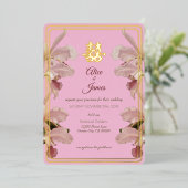 ダブルハピネスオーキッド 箔シーズンカード (立ち正面)