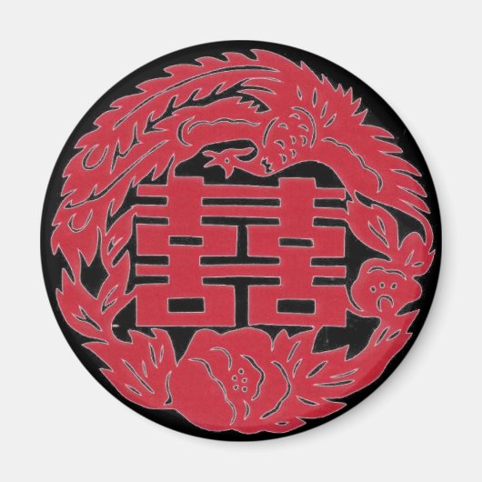 ダブルハピネスフェニックス マグネット (正面)