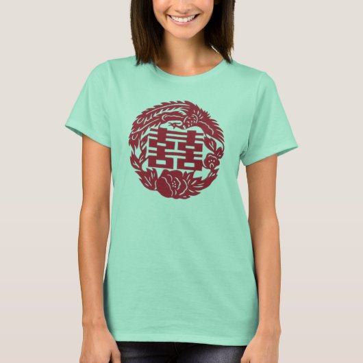 ダブルハピネスフェニックス Tシャツ (正面)
