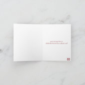 ダブルハピネスラン結婚タンズサンキューカード サンキューカード (内部)