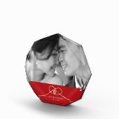 ダブルハピネス中国の結び結婚目の写真ブロック フォトブロック (右)