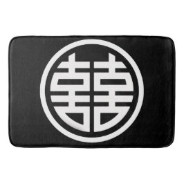ダブルハピネス / ブラックバスマット バスマット