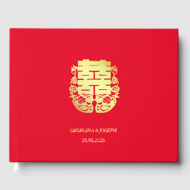 ダブルハピネス&マンダリンダックス中国のズ結婚 ゲストブック