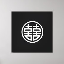 ダブルハピネス – 40x40 – キャンバスの印刷（ストレッチ）