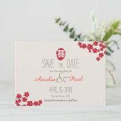 ダブルハピネ中国のス結婚ズ-日付を保存 セーブザデート (スタンド正面)