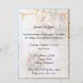 ダブルハートアニバーサリーセレブレーション 招待状 (正面/裏面)