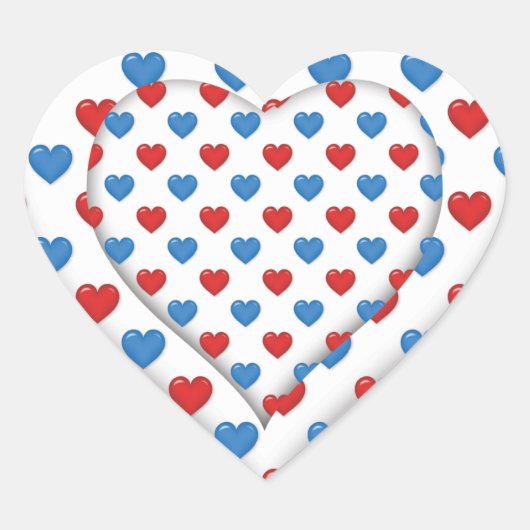 ダブルハートシール ハートシール (正面)