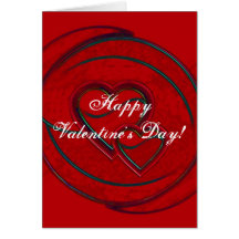 ダブルハートハッピーバレンタインデーインホワイトI