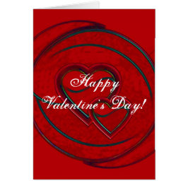 ダブルハートハッピーバレンタインデーインホワイトI