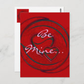 ダブルハートビーマイノポストカード ポストカード (正面/裏面)