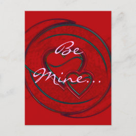 ダブルハートビーマイノポストカード ポストカード