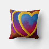 ダブルハート装飾用クッション クッション (裏面)