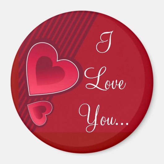 ダブルハート マグネット (正面)