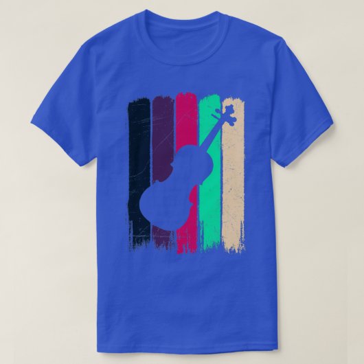 ダブルバスギフトヴァイオリンチェロ Tシャツ (デザイン正面)