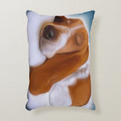 ダブルバスセットハウンドドッグラバーアクセント枕 アクセントクッション (正面(垂直))