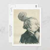 ダブルバスプレイヤー(F1244cv)ファンゴッホファインアート ポストカード (正面/裏面)