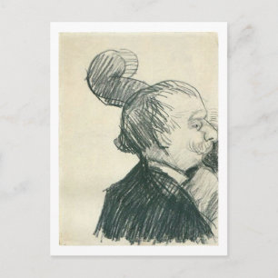 ダブルバスプレイヤー(F1244cv)ファンゴッホファインアート ポストカード