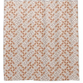 ダブルバブルオレンジスタイルバスルームのシャワーカーテン シャワーカーテン (正面)