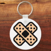 ダブルバンドエイド キーホルダー (正面)