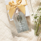 ダブルバーンドアズカントリーウェディングメッセージカード ギフトタグ