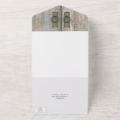 ダブルバーンドアズカントリーウェディング オールインワン招待状 (外側)