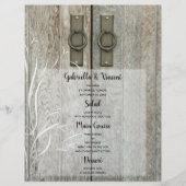 ダブルバーンドアズカントリーファーム結婚ズメニュー (正面)