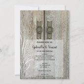 ダブルバーンドアズカントリーファーム結婚ズ 招待状 (正面)