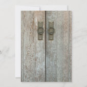 ダブルバーンドアズカントリーファーム結婚ズ 招待状 (裏面)